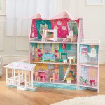 Casuta din lemn de papusi  Abbey Manor Dollhouse KidKraft- Extensibila cu mansarda